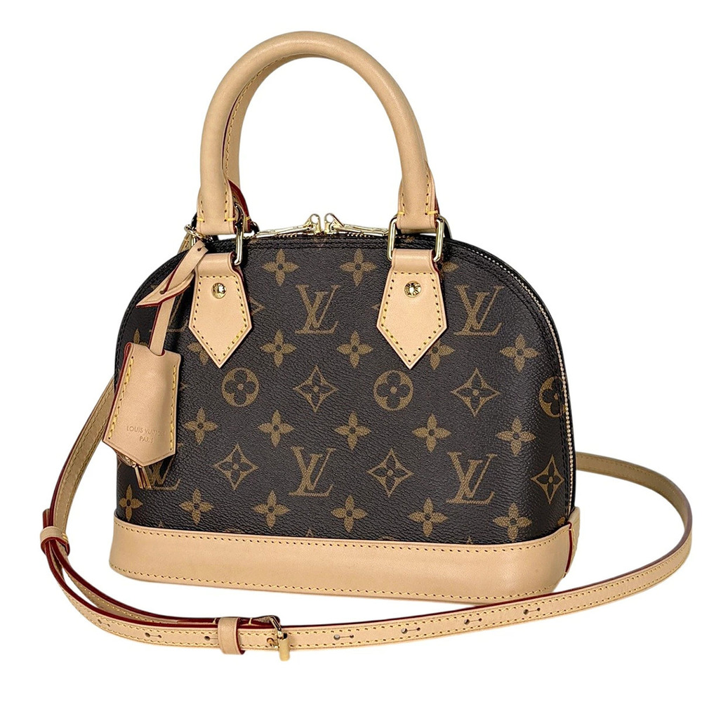 Louis Vuitton Alma Shoulder Bag Handbag Monogram Brown